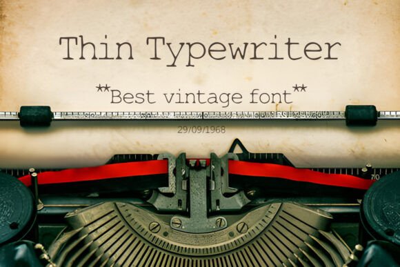 Download Thin Typewriter - Thin Collection