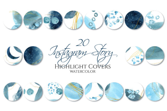 Download Watercolor Instagram Story Highlight - Highlight Collection