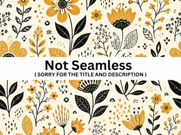 Download Mustard Botanical Folk Art Pattern - Premium Bundle