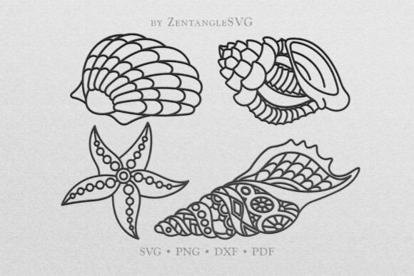 Download Seashell SVG, Mandala Shell SVG Bundle - Shell svg Collection